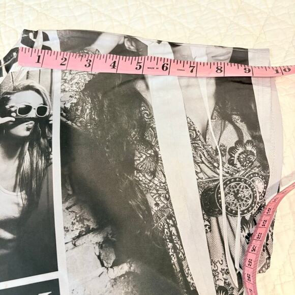 VINTAGE C'EST MOI Tabloid Subliminal Tunic Sz2X Metropolitan Androgynous Edgy - Picture 9 of 10